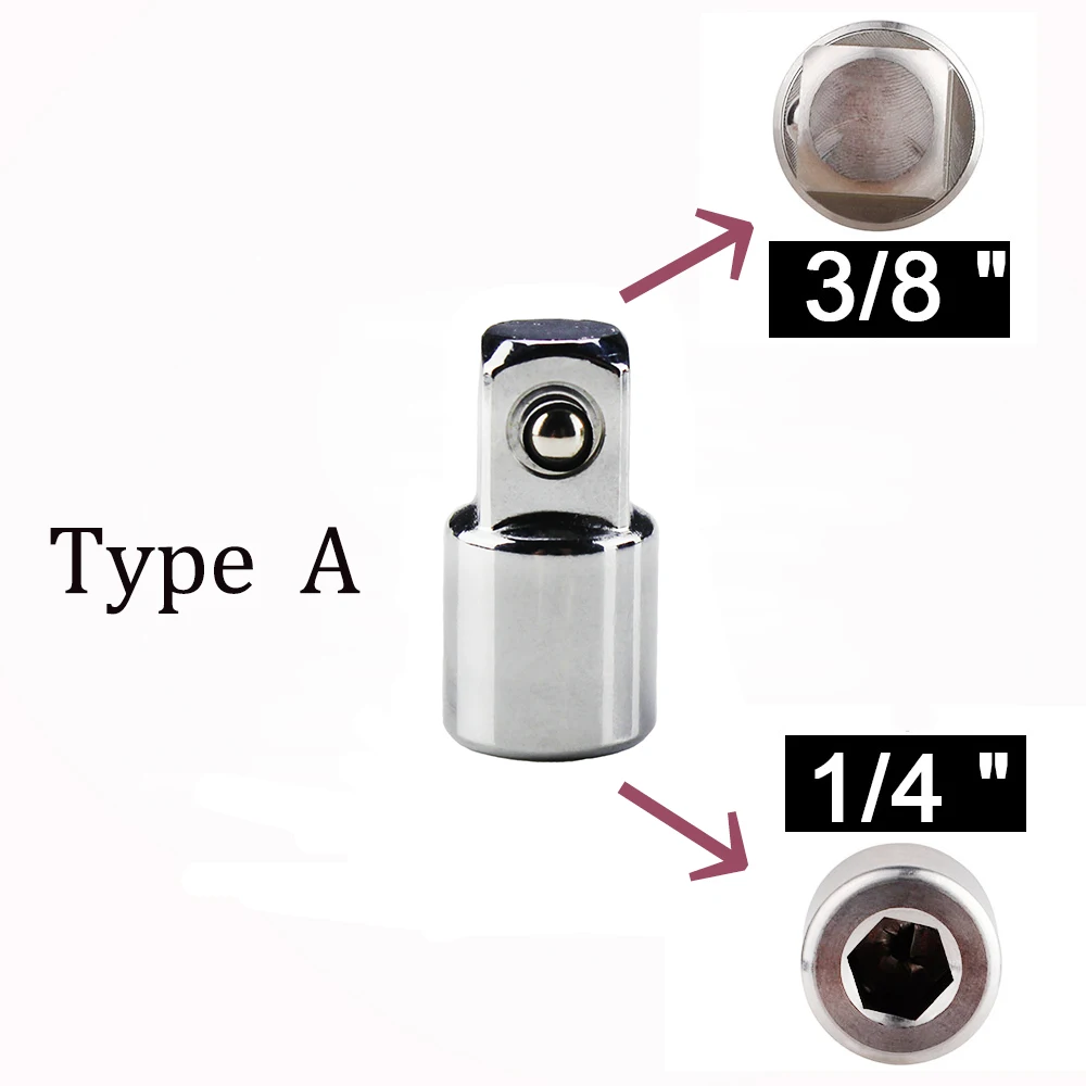 Универсальный удлинитель 1/4 &quot3/8&quot для гаечного ключа переходник | Инструменты