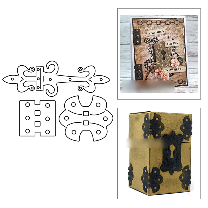 2021 Новый стимпанк дверной замок металлический Трафаретный вырубной Штамп для
