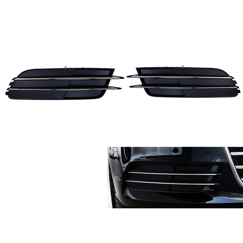 Для Audi A6 C7 2011-2014 хромированная полоса передний левый и правый бампер Нижняя