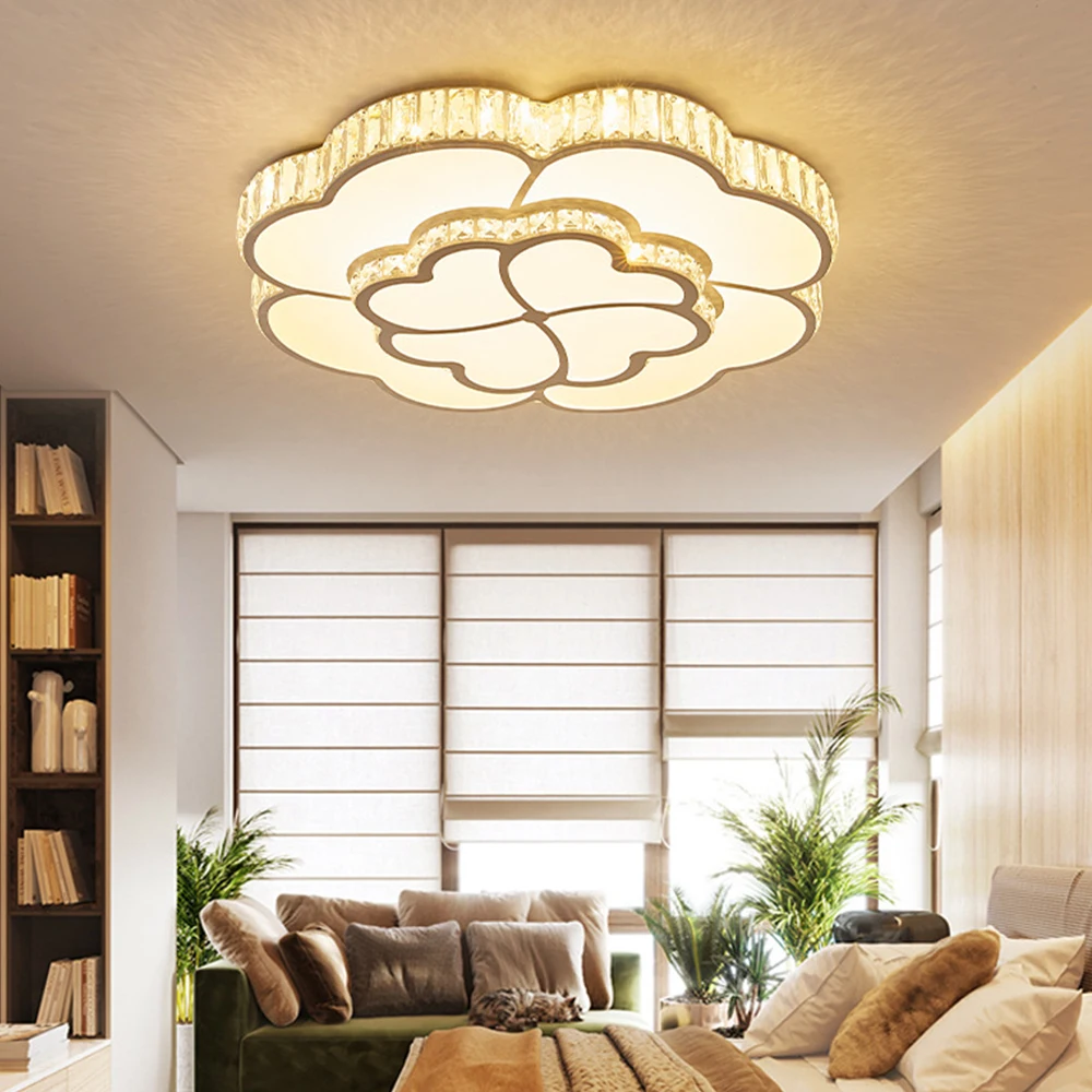 8 см светодиодный потолочный светильник хрустальная лампа для гостиной