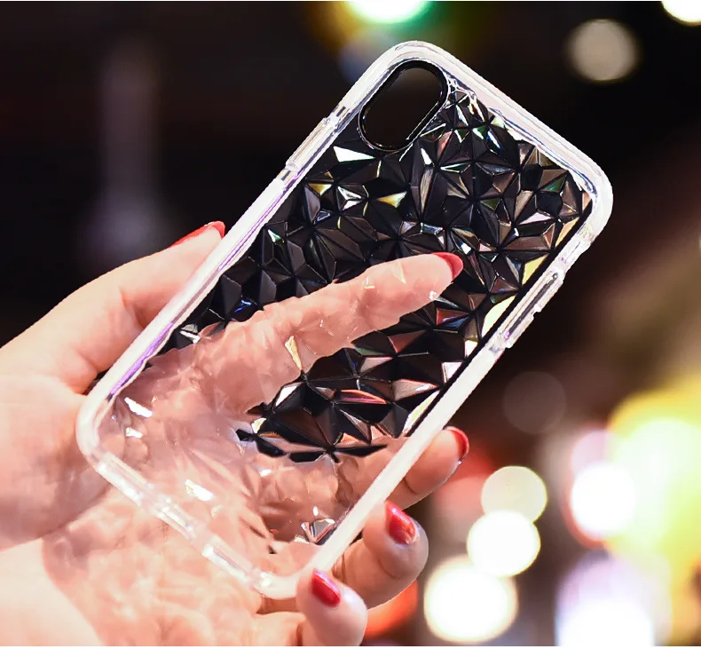 Модные текстурные чехлы с алмазным рисунком для Samsung S10 S10e Plus A51 A71 Note10 Pro