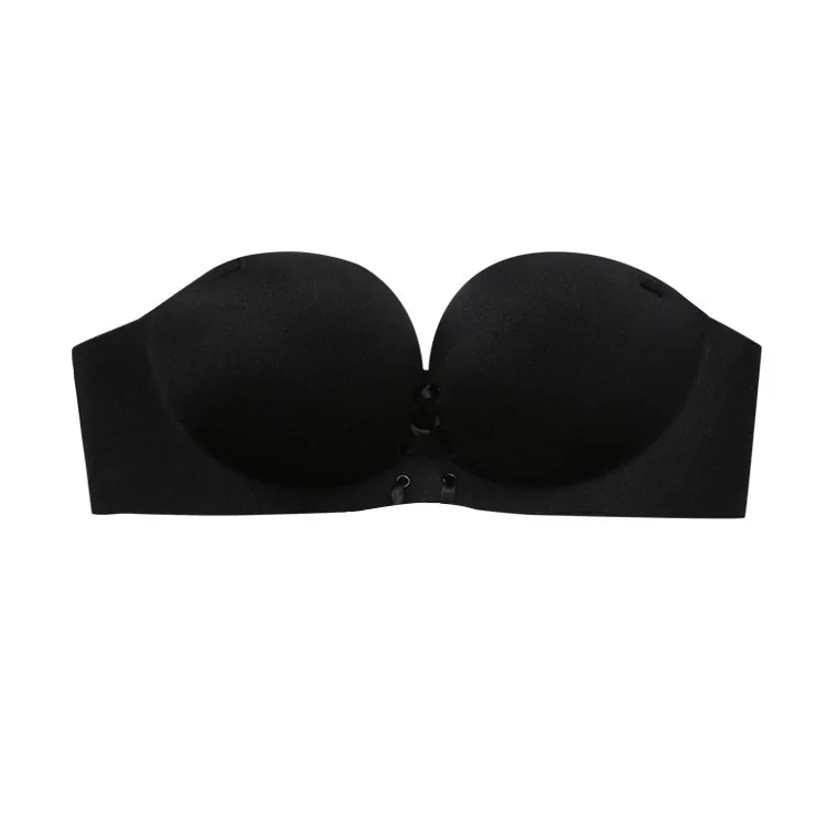 

Women Strapless Invisible Bra Sexy Seamless Comfortable Wire Free Lingerie Push Up Tops Female Bralette