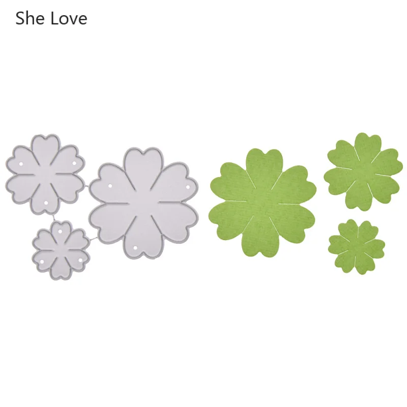 Новинка 2020 года Цветочная металлическая вырубка для изготовления бумажных