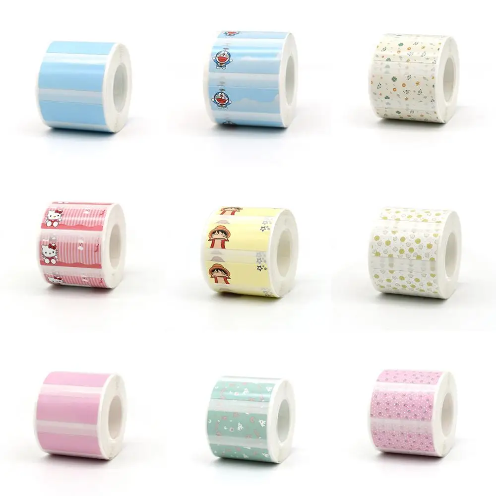 Kze 30*12 мм различные модели симпатичных Термоэтикеток в рулоне Typeable Washi Tape
