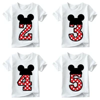cartoon t shirt for girls tshirt girl children red dot kids clothes boys letter bow number 1 2 3 4 5 6 7 print graphic t shirts