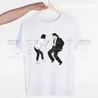 Футболка мужская в винтажном стиле 90-х, забавная тенниска с фильмом криминальной фантастики, подарок бойфренду, лето