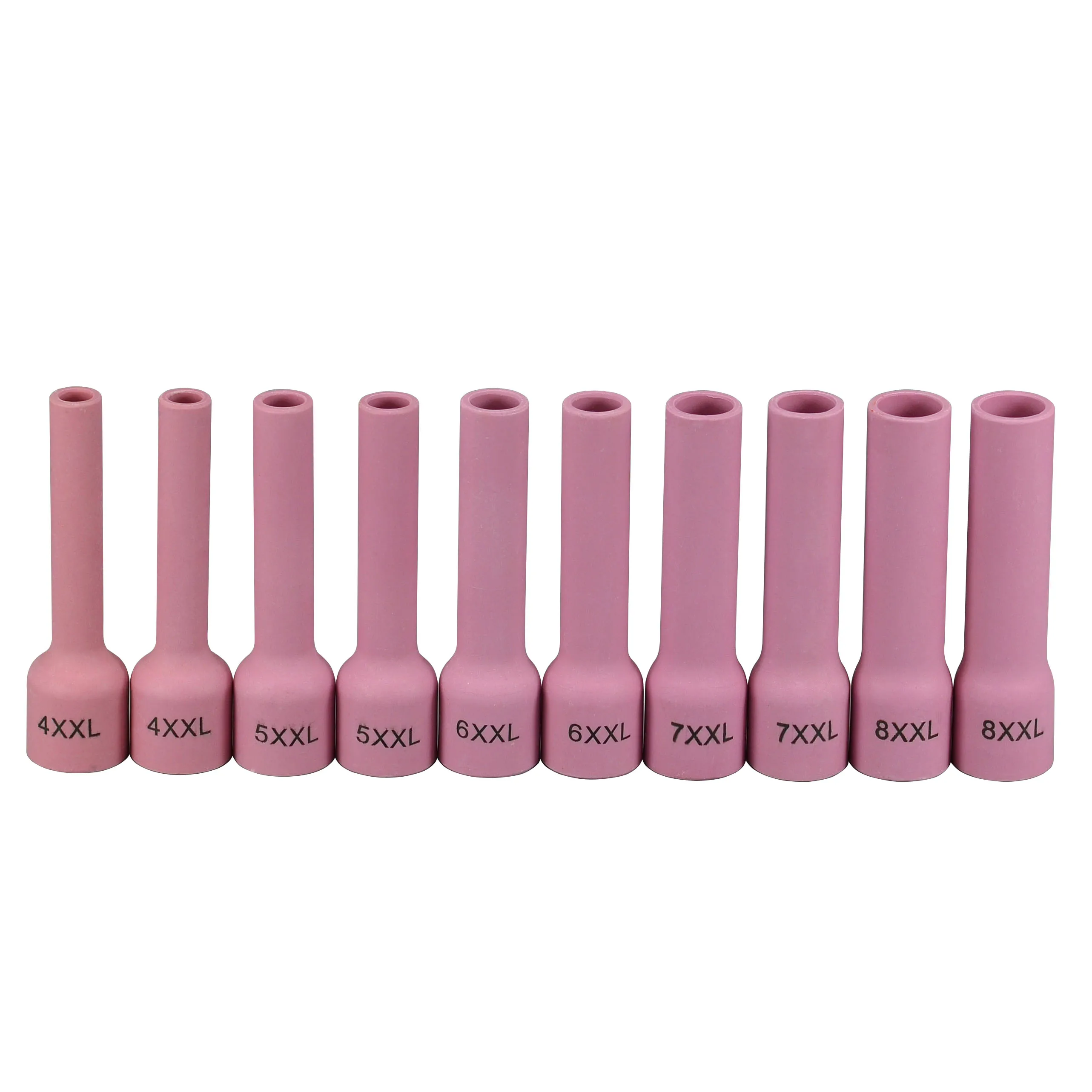 10 шт. сверхдлинные алюминиевые сопла для газовой линзы комплект 53N59XXL 53N60XXL 53N61XXL