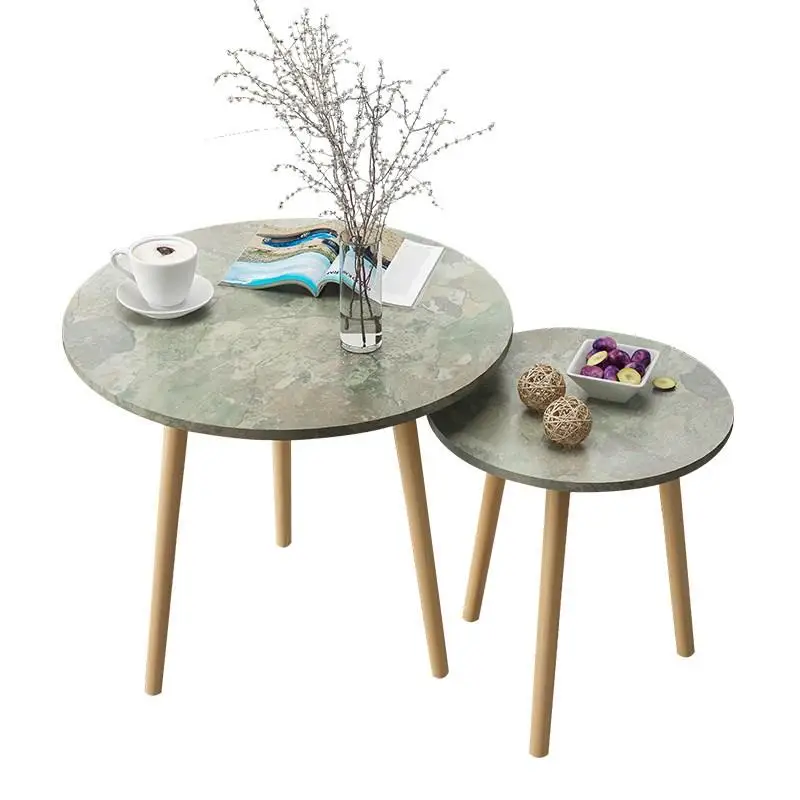 

Nordic living room coffee table modern minimalist tea table solid wood leg tea table multifunctional eating table