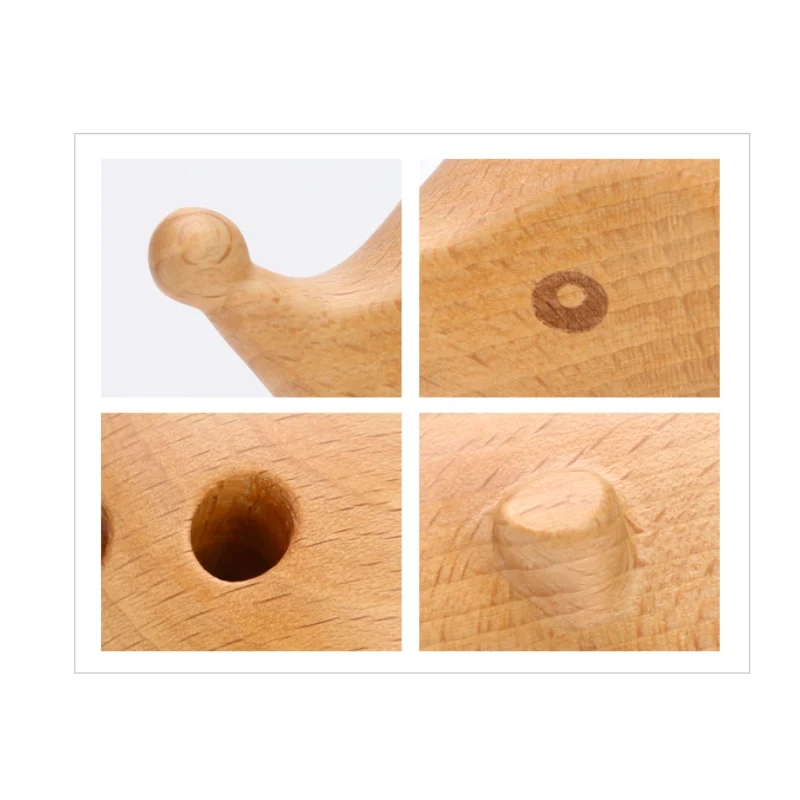 Деревянная подставка для карандашей с 24 отверстиями многофункциональный