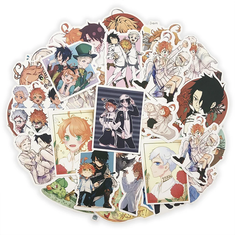 10/50 шт./упак. обещанного Neverland граффити наклейки для костюмированной вечеринки по