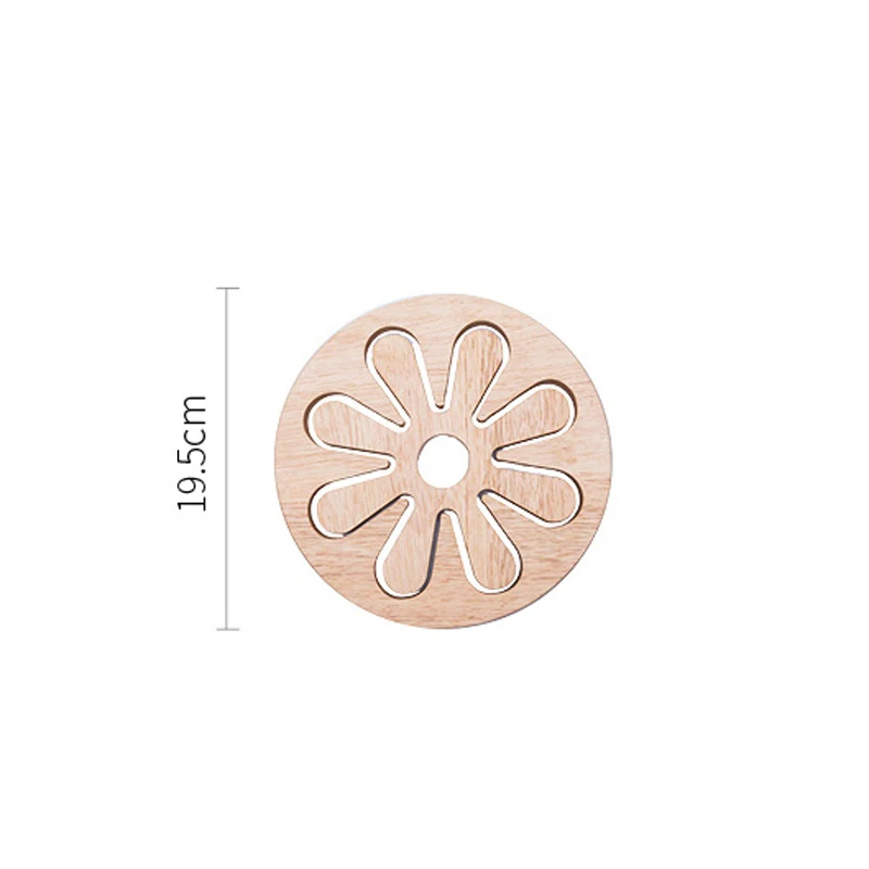 

Round Wooden Placemat Table Mat Coasters Cup Pot Holder Mat Porta Copo Tischset Tea Coffee Mug Drink Pad Home Dining Table Decor