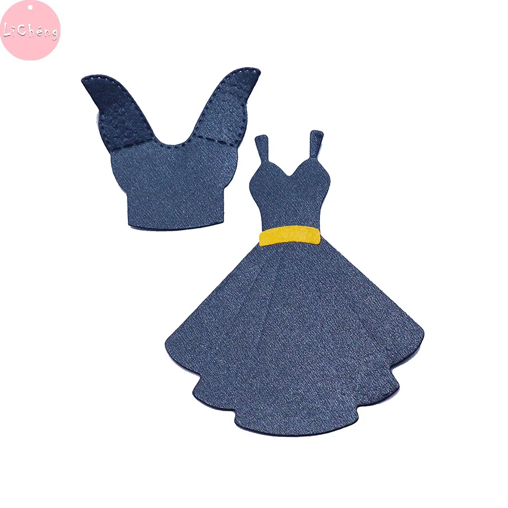 Платье металлические высекальные формы трафарет для скрапбукинга тиснение