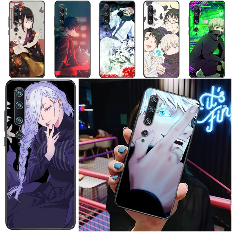 

Jujutsu Kaisen Yuji Itadori Sukuna Satoru Gojo Fushiguro Megumi Phone Case For Xiaomi CC9 Pro CC9e Carcasa Soft TPU Back Cover