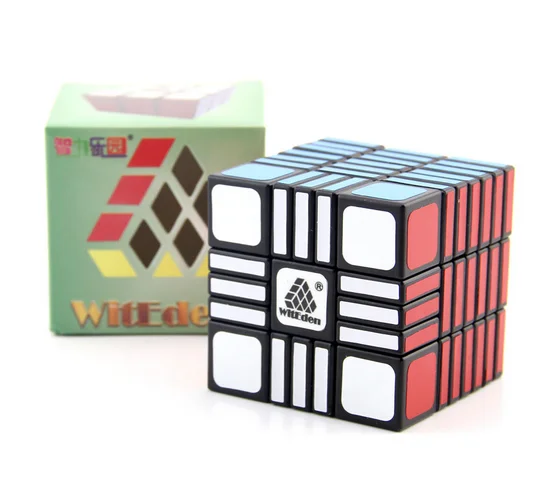 

WitEden Super Smooth II Magic Cube Professional Speed Puzzle Road Block Cube Educational Toys for Children cubo magico