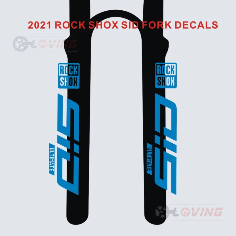2021 Rockshox Sid Высокое качество водонепроницаемая Лидер продаж наклейка на переднюю