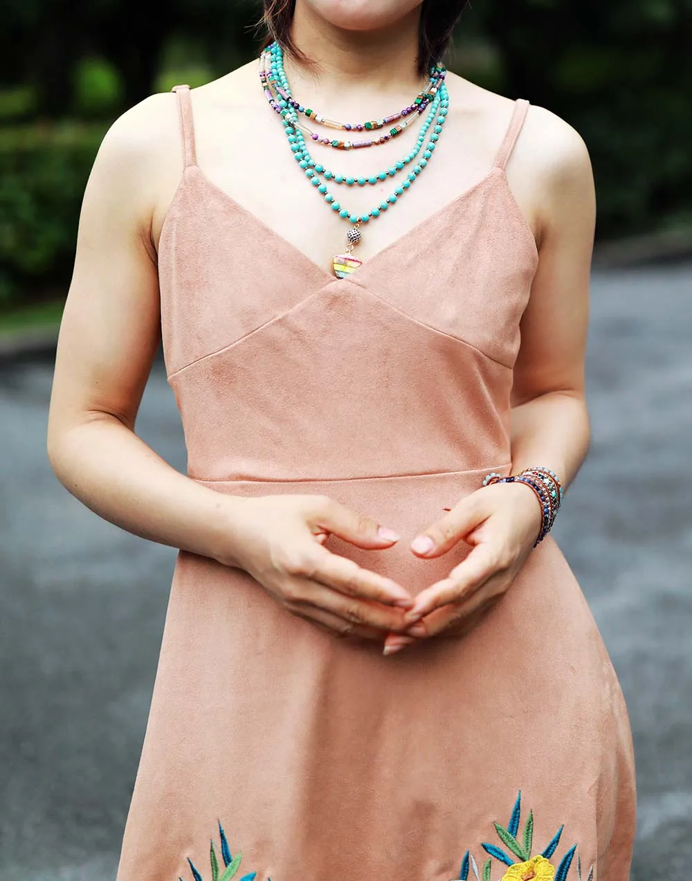 Новые женские Чокеры полудрагоценный камень ожерелье воротник уникальный для