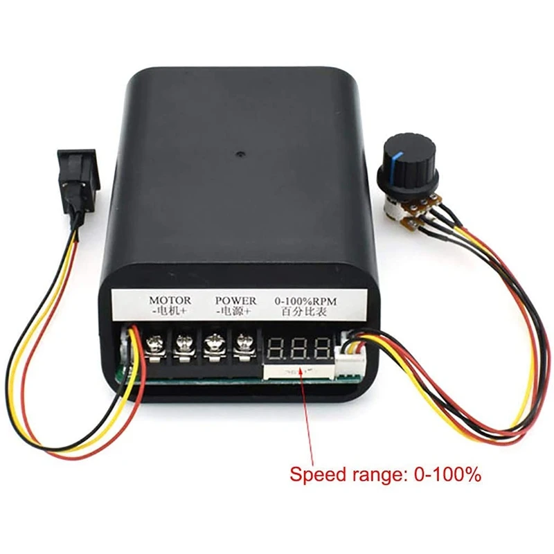 Контроллер скорости щеточного двигателя постоянного тока Реверсивный с