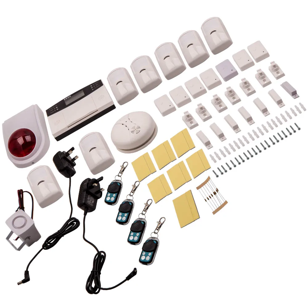 

Wireless Gsm Office House Home Burglar Intruder Alarm Security System Kit