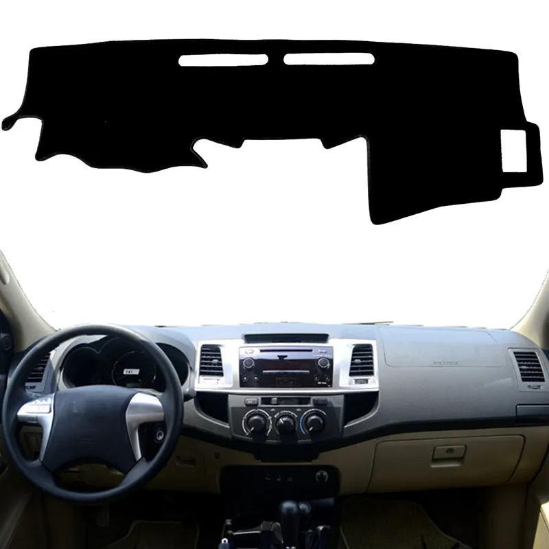 Для Toyota Hilux SW4 Fortuner 2005 2006 2007 2008 2009 2015 приборной панели крышки коврик тире Зонт