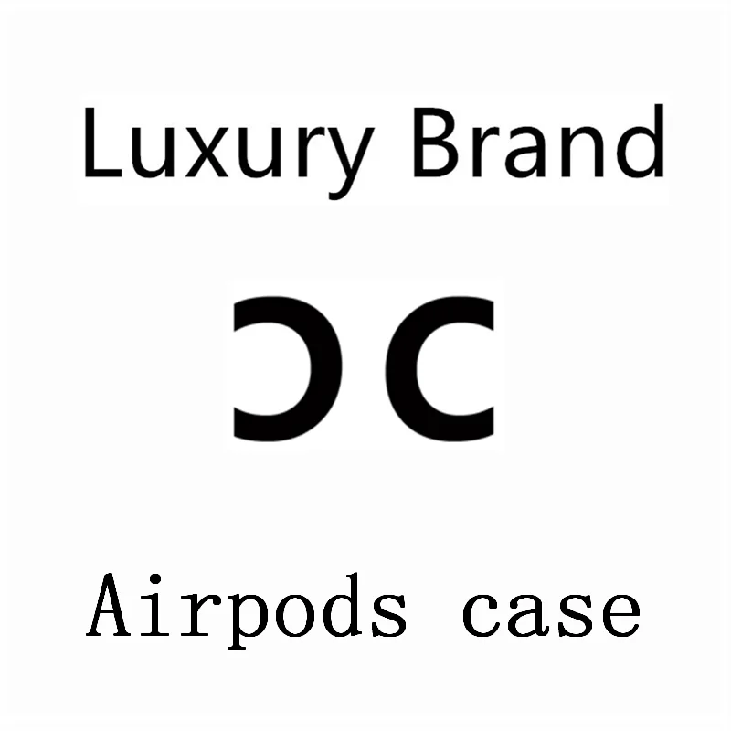 Роскошный фирменный дизайнерский чехол для наушников Airpods беспроводные Bluetooth