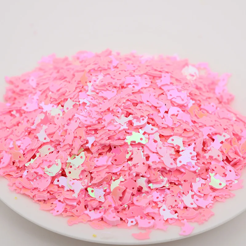 5*9 мм Симпатичные пайетки в форме дельфина мини с блестками акулы для дизайна