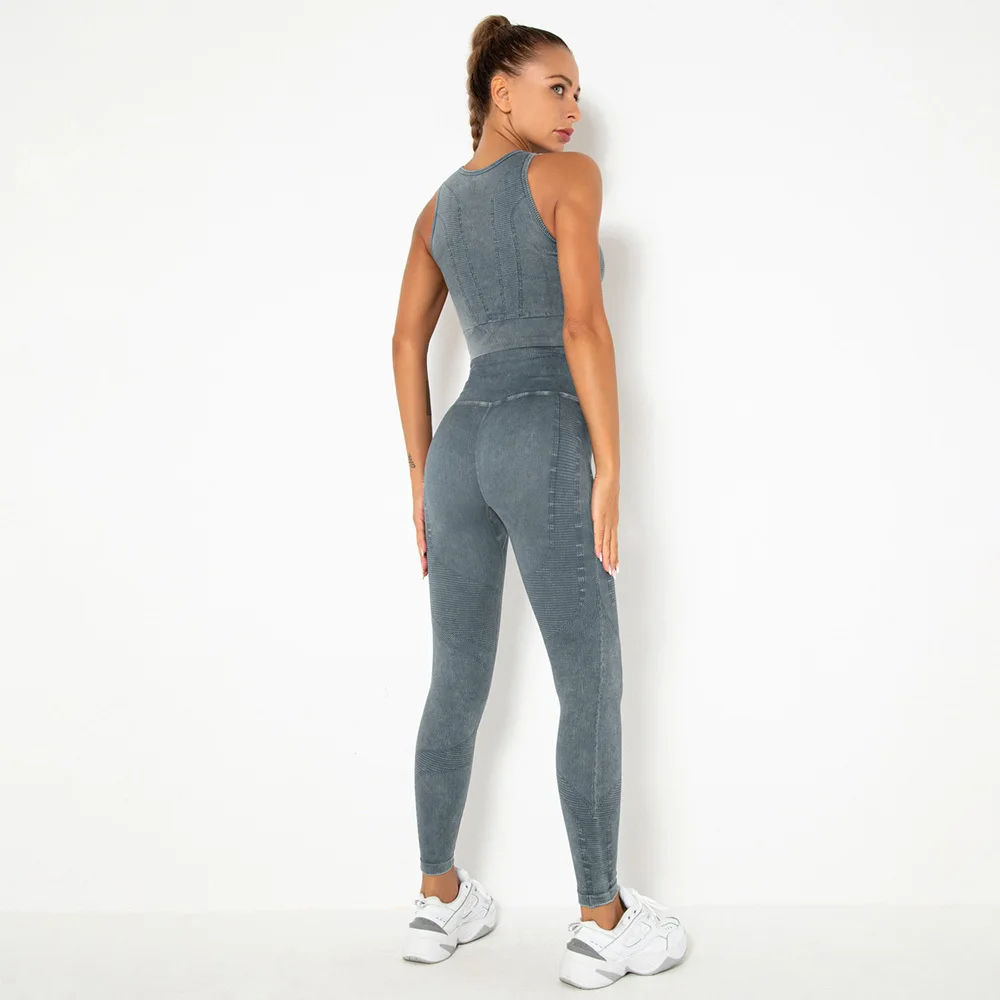 2 Piece Sport Suit High Waist Yoga Set Workout Clothes For Women Sports Set Sports Bra+Leggings Women Gym Set Women's Tracksuit