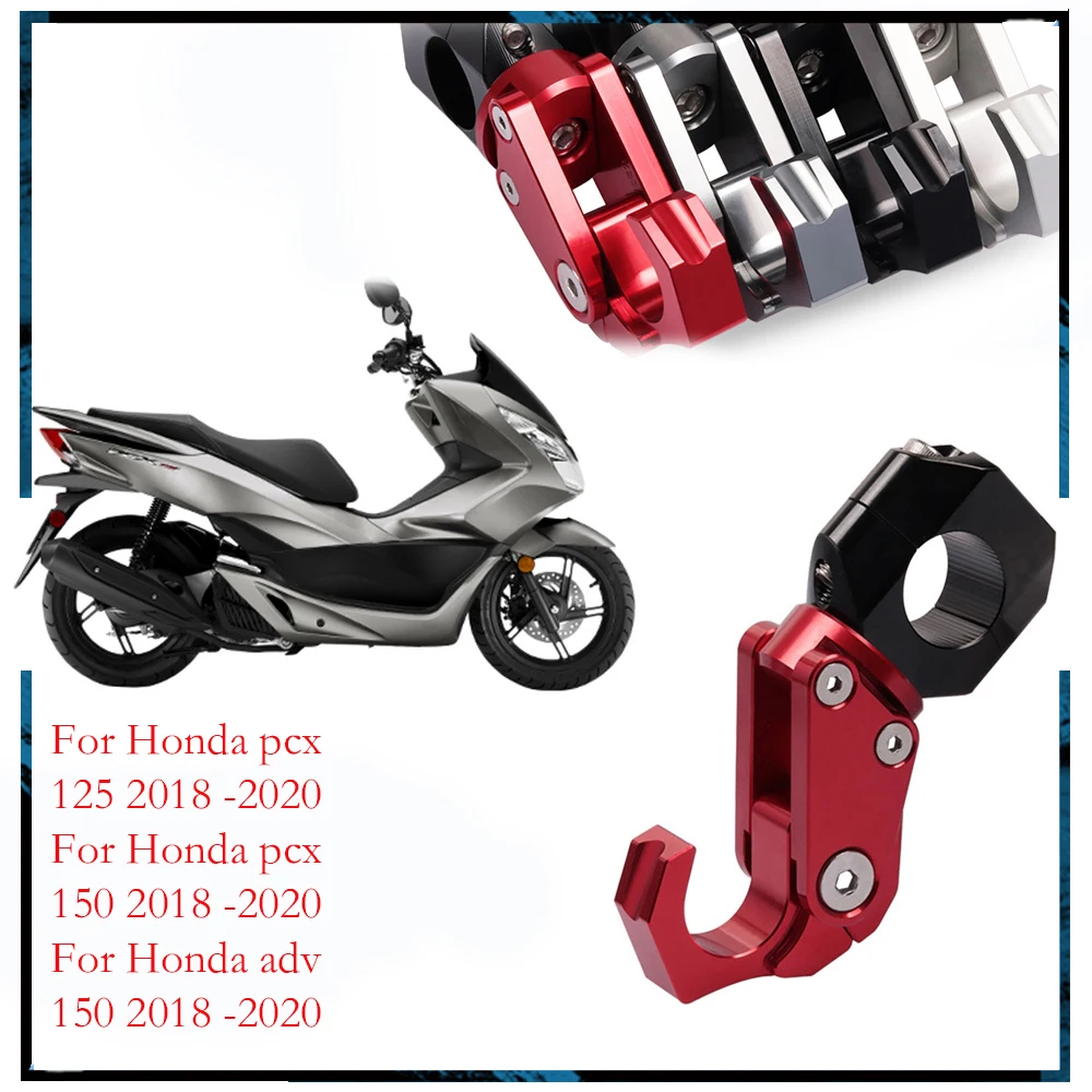 

Для Honda PCX125 PCX150 PCX 125 150 ADV150 ADV125 2018 2020 мотоциклетный крючок для багажа на шлем сумка бутылочная клетка портативная деталь
