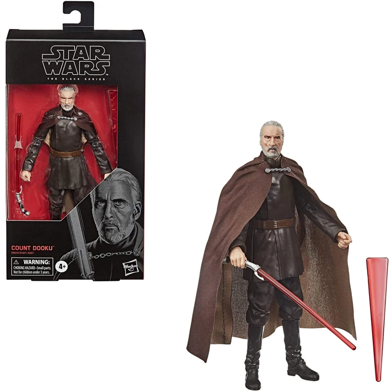 Коллекционная Фигурка Звездные войны черная серия Dooku Toy 6 атака