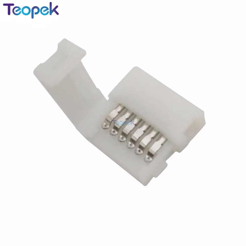 Разъемы для светодиодной ленты 2Pin 3Pin 4Pin 5Pin 6Pin 8mm 10mm 12mm Strip to Solderless FPC Snap Down Clip 10