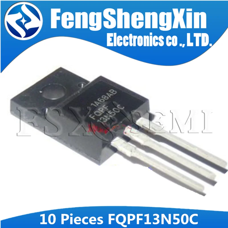 10 шт./лот Новинка FQPF13N50C TO 220F 13N50 13A 500V 13N50C жидкокристаллический трубка с полевым