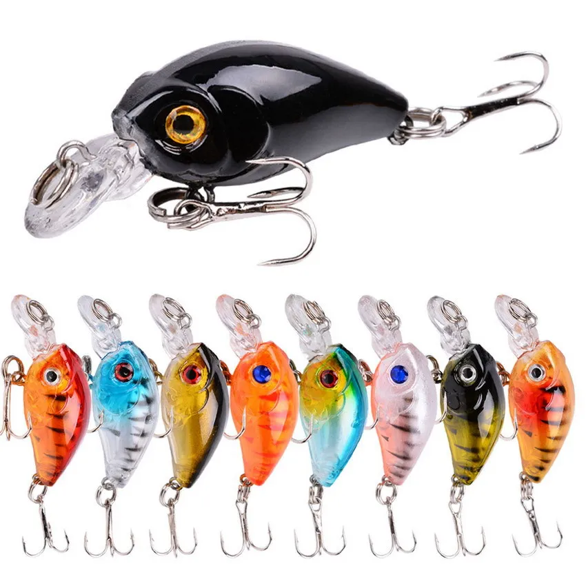 

Floating Minnow Hard Fishing Lures 45mm 4g Wobbler Swimbait Artificial Bait With Treble Hook Crankbaits Bass Tackle pesca