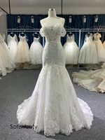 luxury beaded wedding dress 2022 sparky mermaid bridal dresses customized chapel tail vestido de noivas