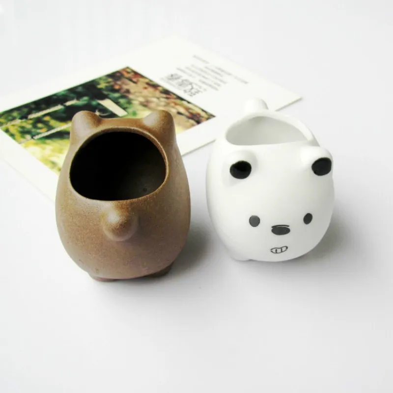 Цветочный горшок креативные Милые Носки с рисунком медведя из мультика