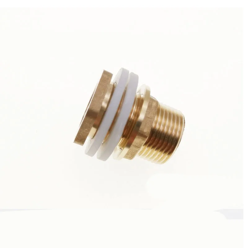 

1Piece Brass 3/4 Conversion 1/2 Tank Connector Pressure Tower Aquarium Pool Bucket Mouth Water Tank Drain Connected