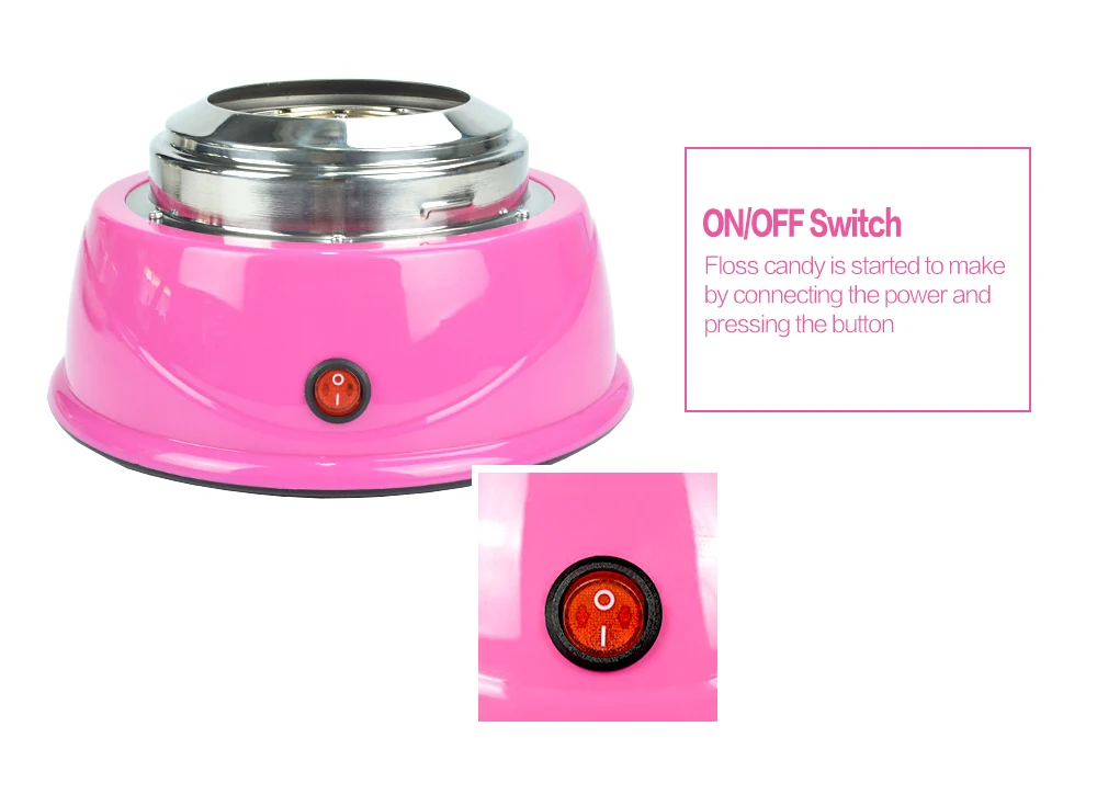 

Mini Candy Cotton Candy Machine For Stock 420w Pink Candy Foss Tool