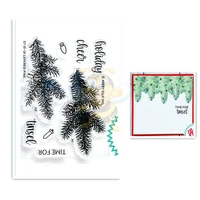 layered pine metal cutting dies and stamps stencils for diy scrapbooking craft embossing making stencil template christmas