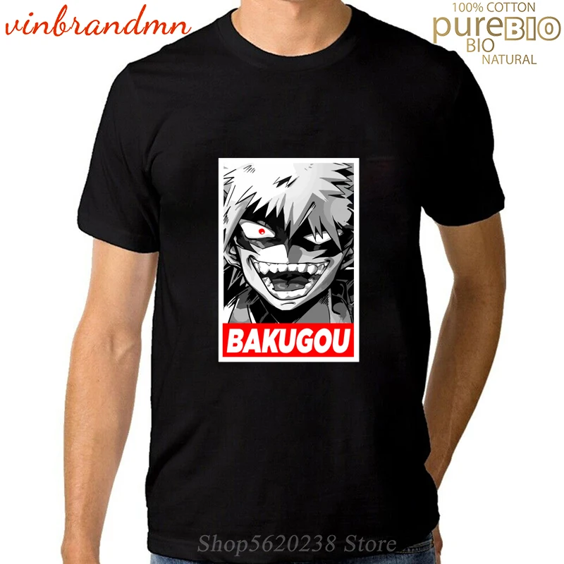 

Bakugou katsuki Boku No Hero Academia T-Shirt Men New Arrivals Halloween T-shirts Summer Japanese-style Tee Present Tee Camiseta