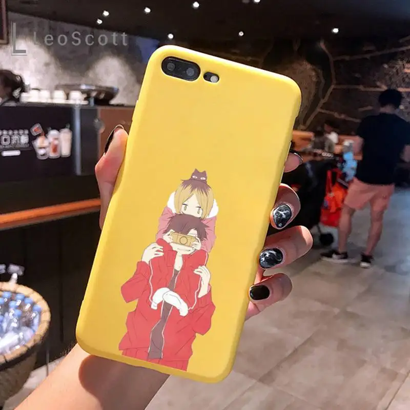 

Kenma Kozume of Haikyuu Phone Case Candy Color for iPhone 11 12 mini pro XS MAX 8 7 6 6S Plus X 5S SE 2020 XR