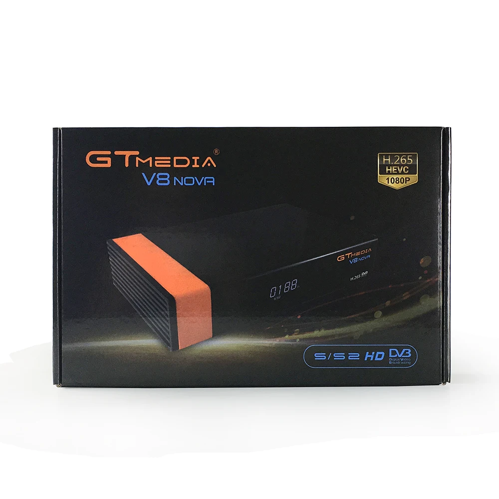 Приемное устройство спутниковый приемник Gtmedia V8 nova HD 1080P с 2 лет Европы 7 линий встроенный Wifi H.265 DVB-S2 коробка Корабль из Испании