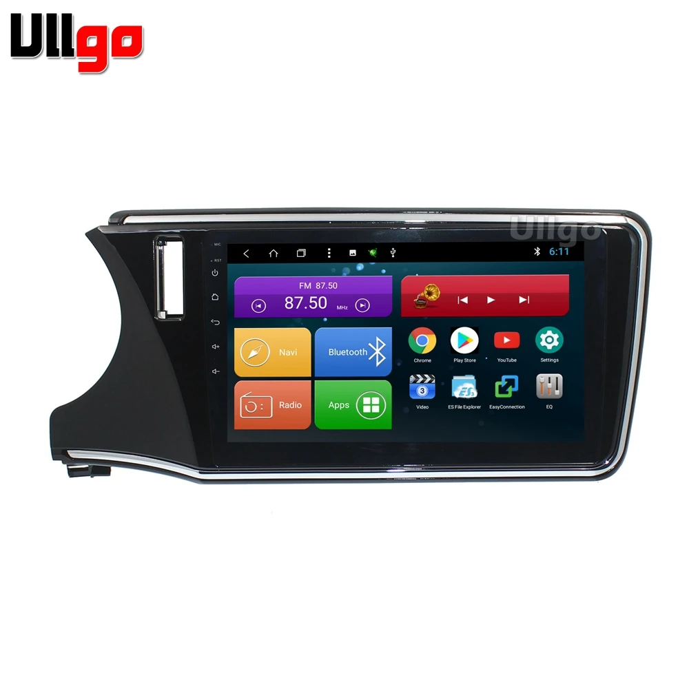 10 1 дюймов Octa Core Android автомобильный dvd-проигрыватель с gps для Honda City/Greiz/Gienia 2015 2016 2017