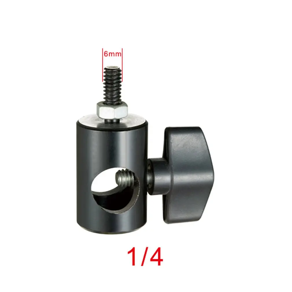 Durable Universal Metal Speedlite Thread Adapter Screw Light Stand Bracket with Mount Swivel Photographic Lighting |