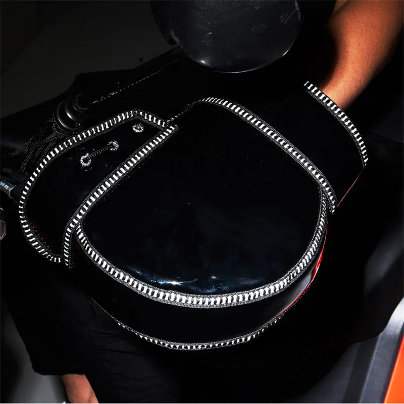 Светоотражающие защитные перчатки на руль мотоцикла зимние плотные