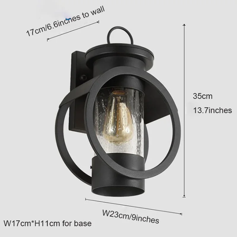 値段 のライト、外装ledウォールランタン、マットブラック屋外屋内の壁燭台、4ワットフィラメントエジソンledウォールマウント燭台ポーチランプ