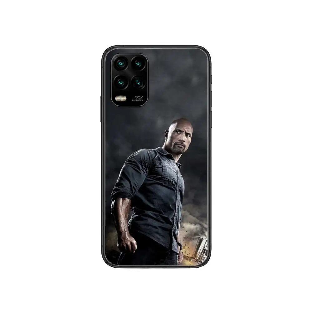 

Case D-Dwayne Johnson Cover Phone Case For XiaoMi Redmi 11lite ultra 9 8A 7A 6 A Pro T 5G K40 Anime Black Cover Silicone Back Pr