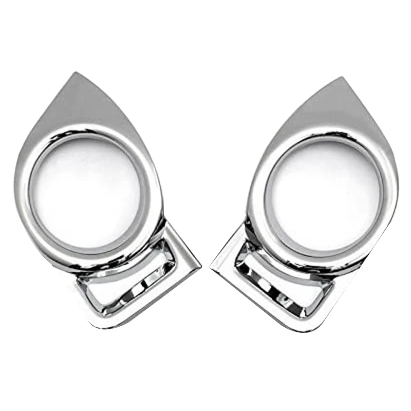 2 шт. хромированный передний противотуманный светильник Накладка для Toyota Highlander