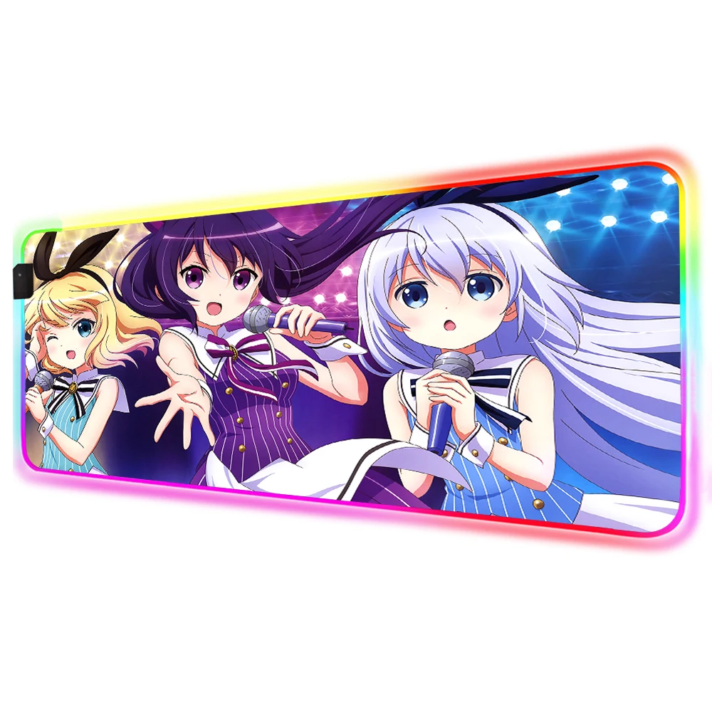 

Cute Singing Girl Anime Otaku Likes Large Mouse Pad XXL Gamer Accessories Kawaii Mousepad Anime Mousepad My Melody Gaming Desk