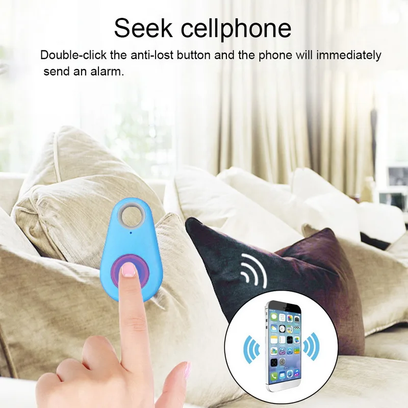 Animali domestici Смарт мини GPS трекер анти perso impermeabile Bluetooth Tracer на трость да compagnia chiavi