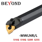 BEYOND MWLNR S20R-MWLNR08 S16Q-MWLNR08 S25S-MWLNR08 токарный станок с ЧПУ Токарный Инструмент Держатель карбида WNMG0804 S16Q-MWLNL08 MWLNR08