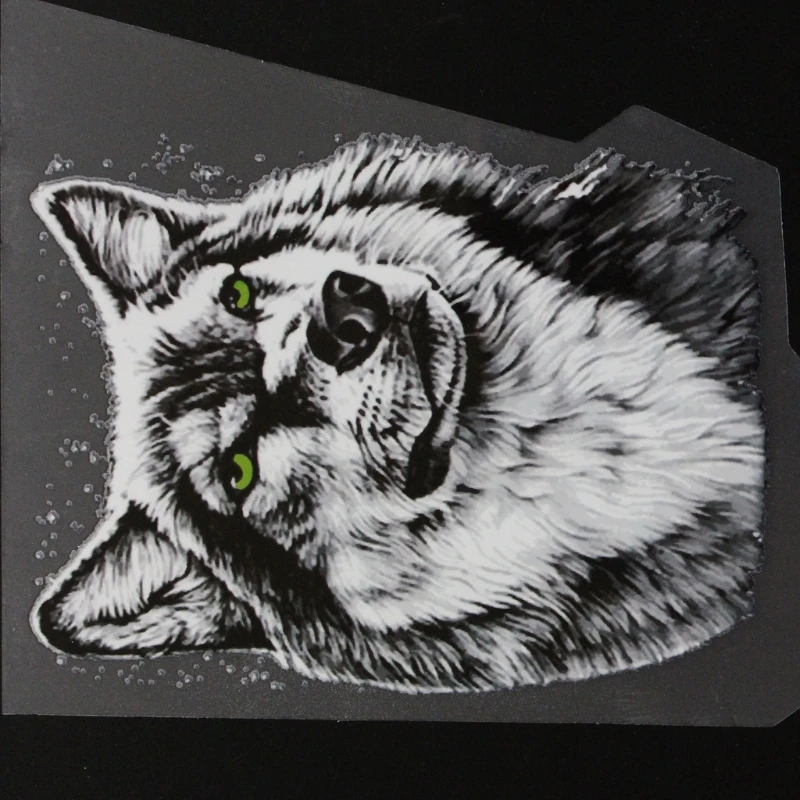 

Wolf Patches T-shirt Heat Transfer Sticker Washable Clothing Iron On Applique