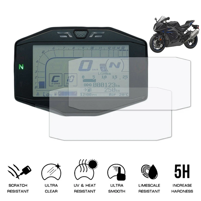 

Motorcycle Cluster Scratch Protection Film Screen Protector for SUZUKI GSXR1000 GSX-R1000 GSXR 1000 2017 2018